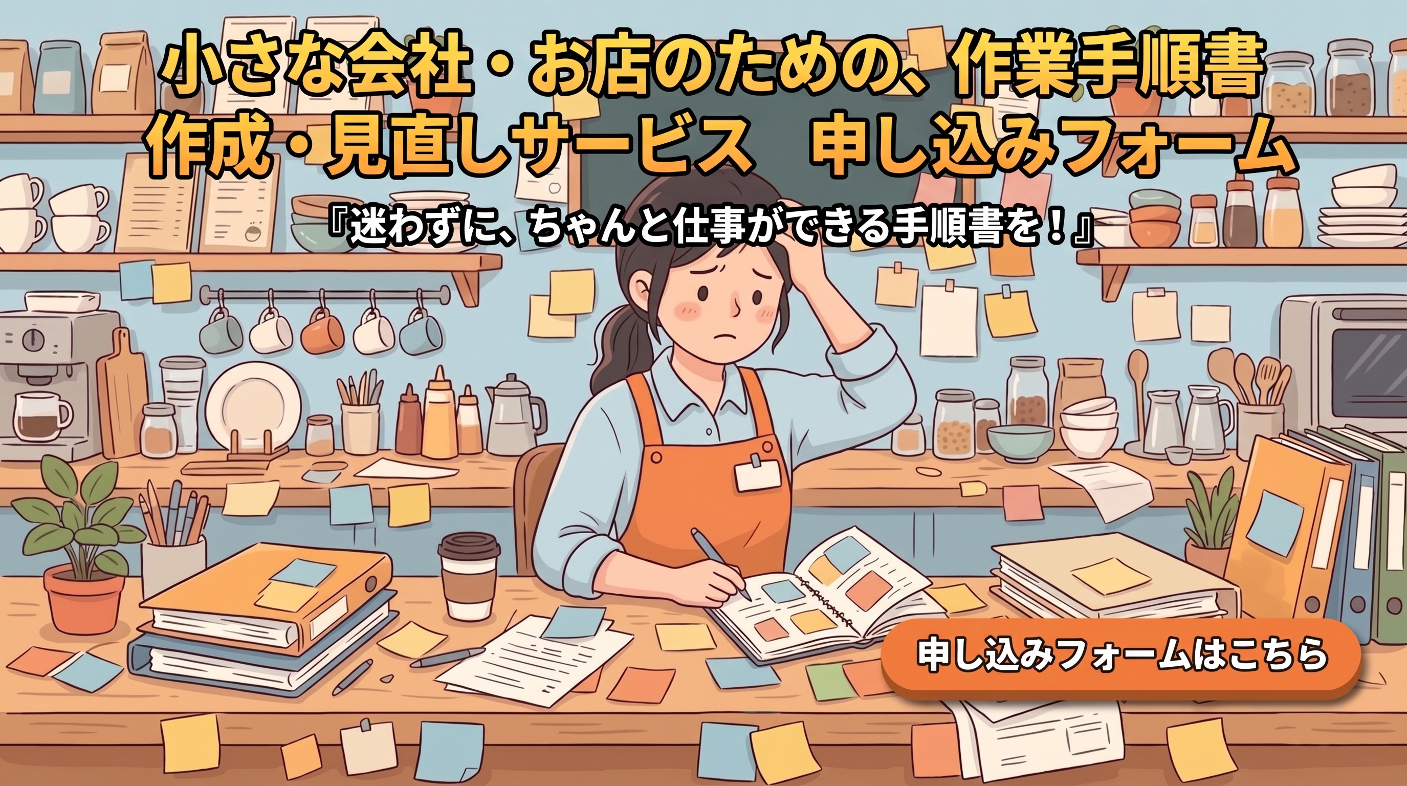 作業手順書 作成・見直しサービス お申し込みフォーム